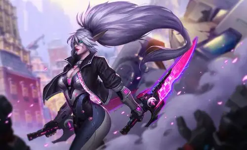 风暴英雄玩家同人创作皮肤:赛博科技瓦莉拉