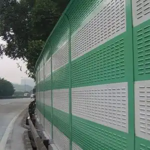 【厂家直销】邦吉 道路防护金属声屏障 工厂防腐防锈隔音声屏障 长期