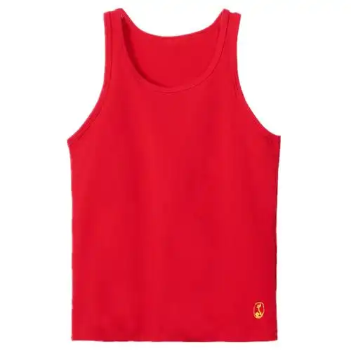 久岁伴女童本命年内衣发育红色小背心内纯棉12岁发育内衣