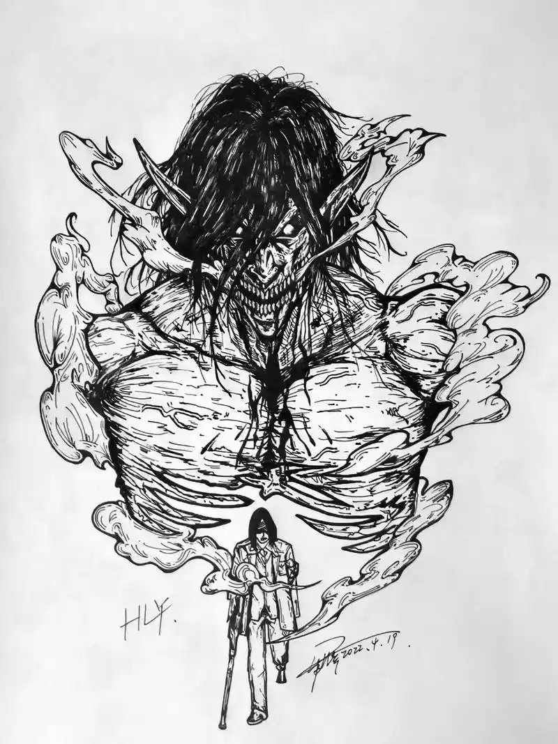 踏踏开#进击的巨人  #艾伦耶格尔 #动漫手绘  - 抖音