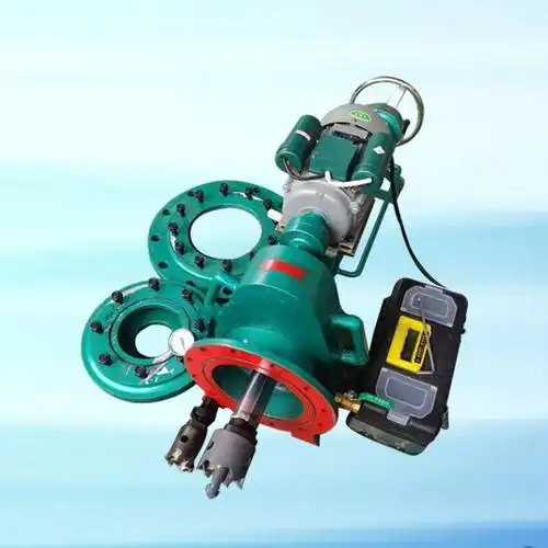 品质铸造dn50-300小型带压开孔器 电动不停水气带压开口设备