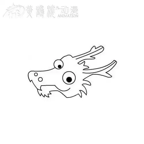 中国龙简笔画怎么画?