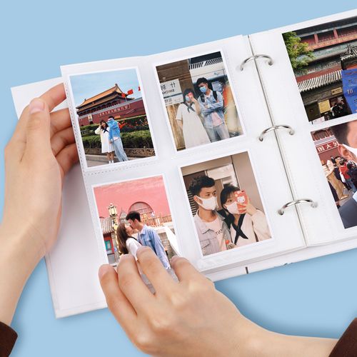 拍立得3寸4寸5寸6寸小照片相册本 活页装小卡卡片收纳册女孩追星卡册