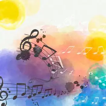 矢量多彩渐变音乐会海报