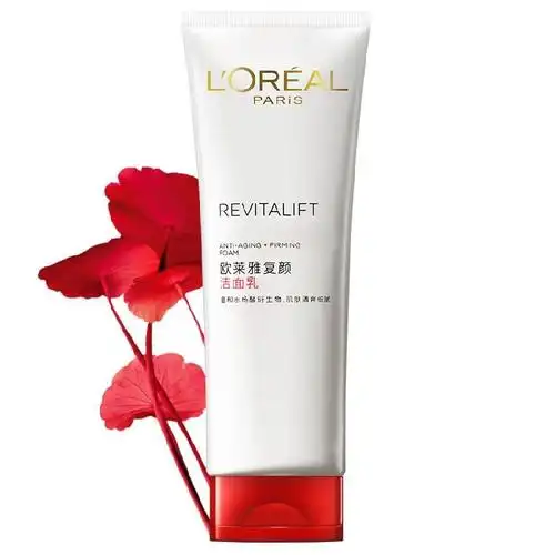 欧莱雅(loreal)复颜洁面乳125ml (氨基酸洗面奶女 深层清洁彩妆 抗皱