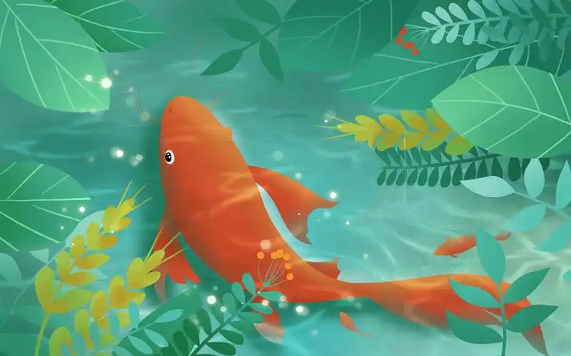 幸运的锦鲤,高清图片,电脑桌面-壁纸族