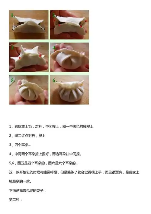 八种饺子的包法