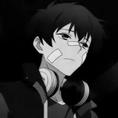 黑暗系男生动漫头像黑白,沉默的存在,都很无奈