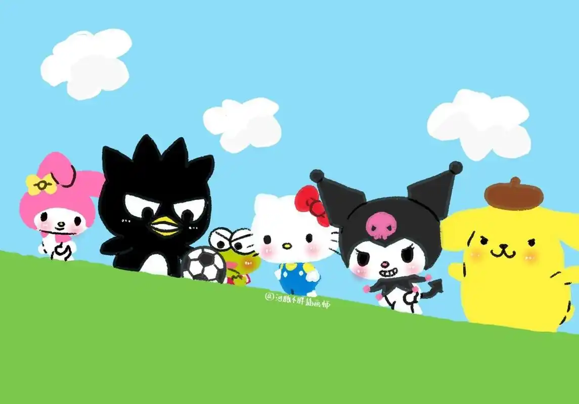 三丽鸥可爱ipad壁纸 画了一期三丽鸥的可爱ipad壁纸,希望你们会喜欢哦