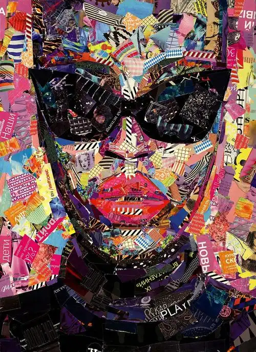 美国艺术家 derek gores 拼贴画作品 | derekgores.com
