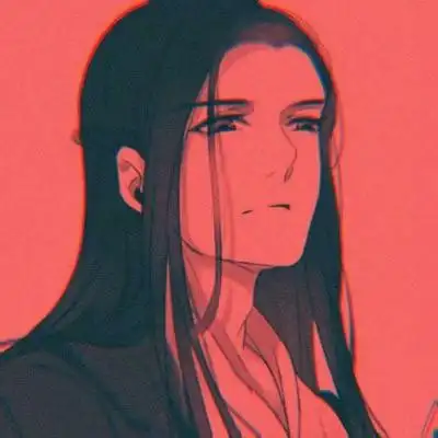 红色系动漫古风男头像孤独古风男妖孽头像