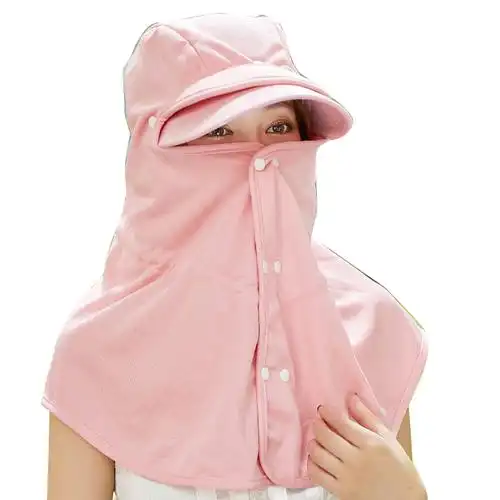 遮阳防晒面罩女全脸护颈防紫外线遮脸头套户外装备护脸蒙面口罩夏