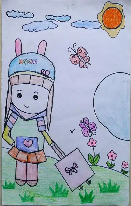 作者陈葳 水粉画 11岁 推荐人陈仁德