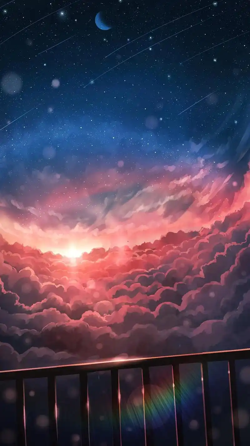 星空壁纸 #梦幻星空 #天空的颜色 #送你一张壁纸 #治愈 - 抖音