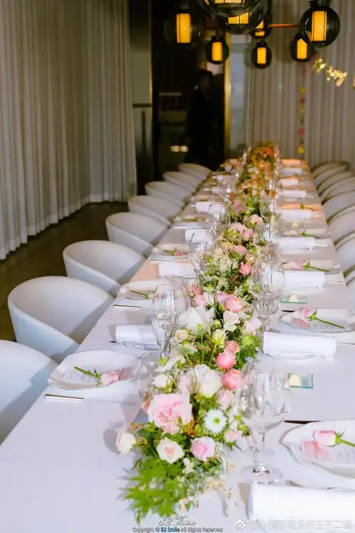 jean-georges餐厅生日晚宴场景&布置拍摄