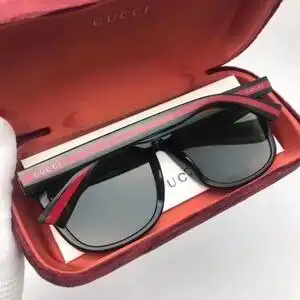 gucci正品代购古*驰太阳眼镜经典板材框男士开车偏光墨镜 gg0057s