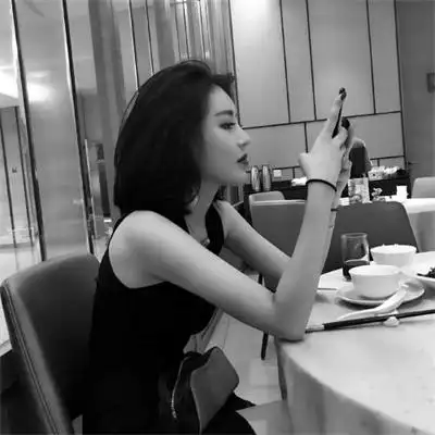 黑白女生头像高冷霸气性感性感妩媚黑色系女头图片