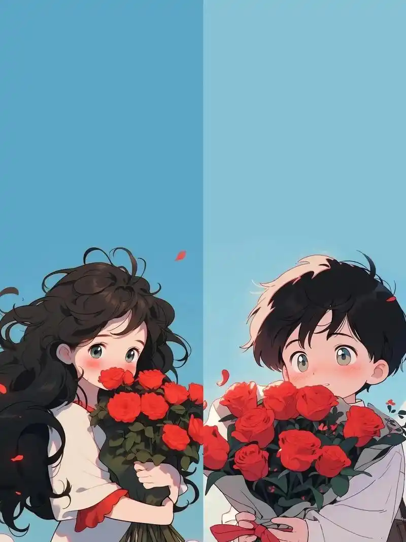 情侣手机壁纸.手机分屏#一起换头像 #屏保该换了系列 #手机 - 抖音