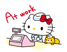 凯蒂猫: 单纯,温柔stickres - 新的表情符号, gif, 贴纸免费123emoji.
