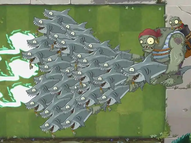 pvz 2 植物最高等级 pk 100 级海盗僵尸 !