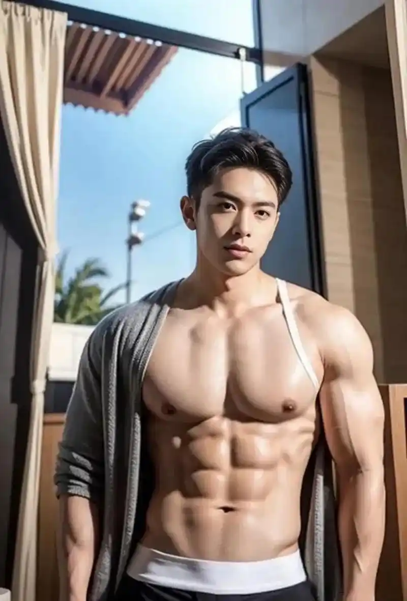 肌肉男,荷尔蒙炸裂.