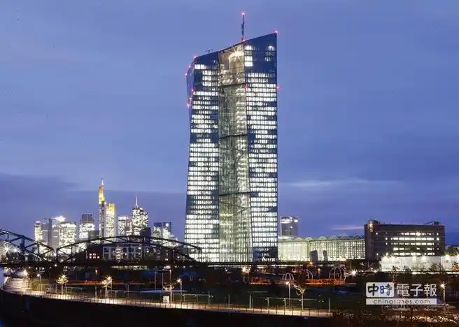 欧洲央行总部.图/美联社