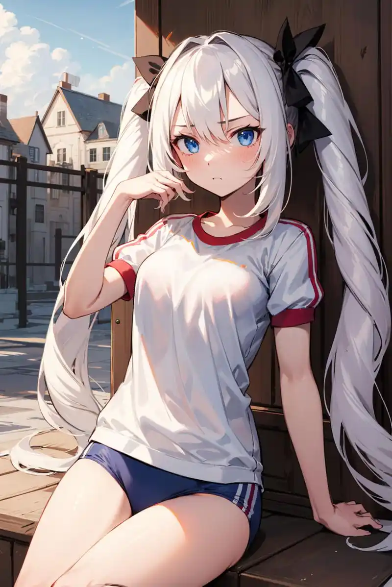 玛丽·安托瓦内特-fate grand order,白毛双马尾,#二次元# #游戏推荐