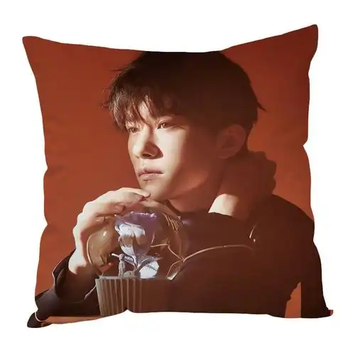 tfboys易烊千玺周边同款抱枕靠垫定制来图定做照片海报生日礼物品