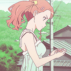 女孩gif侧脸gif红头发gif闭眼gif