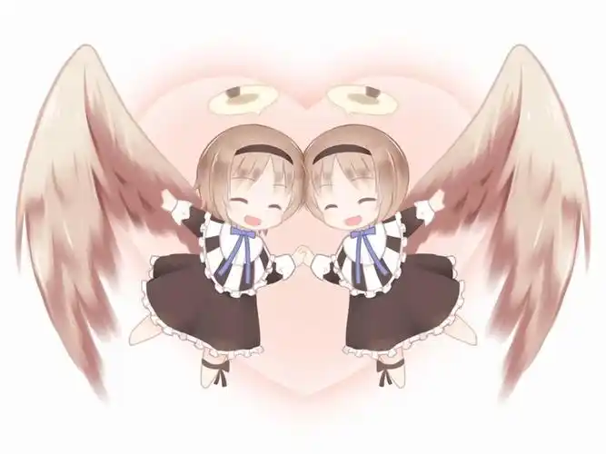 求这样的q版图片,要有两个人的.