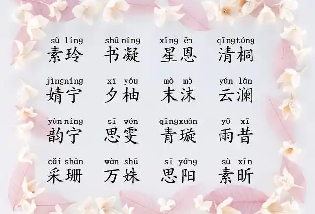 起名不跟随大众,18年清新脱俗,简单大方的取名宝典