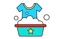 洗衣服_简笔画图片大全