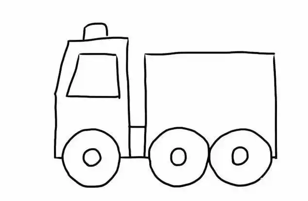 简笔画消防车 简笔画消防车图片大全