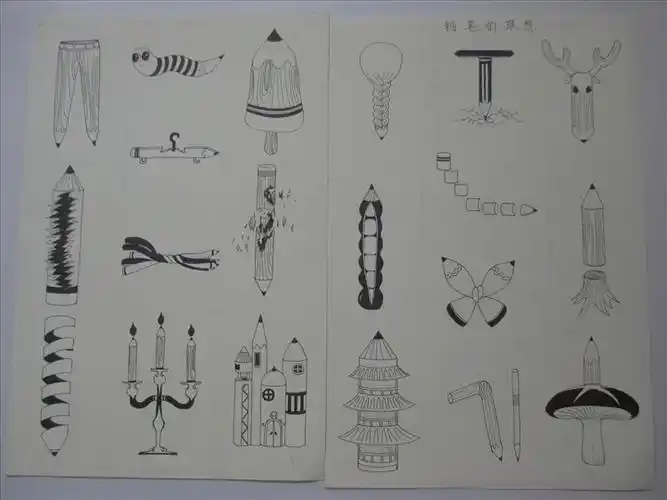 图案设计铅笔的创意联想