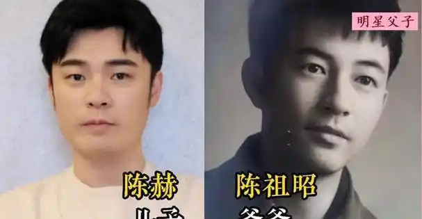 18对明星父子颜值对比胡歌父子如复制黏贴郑恺的颜值略逊老爸