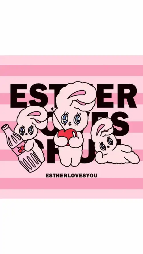 韩国原宿兔子壁纸