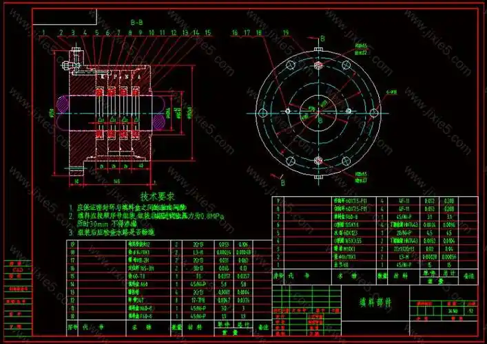 活塞压缩机填料部件