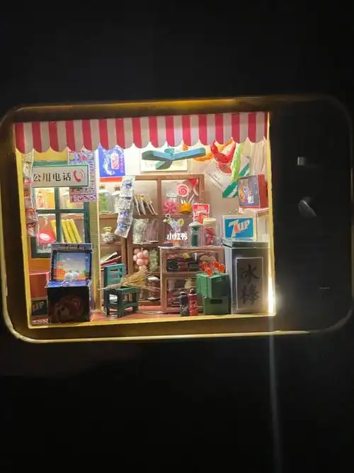 纯手工制作,耗时两天#手工  #童年回憶  #小卖部  #玩具