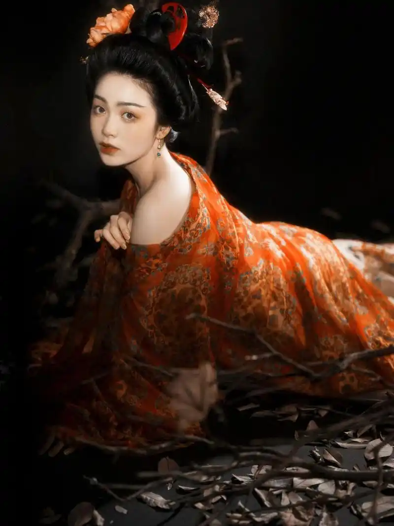 盘子女人坊写真|簪花仕女图仿妆 盛世霓裳,梦回唐朝