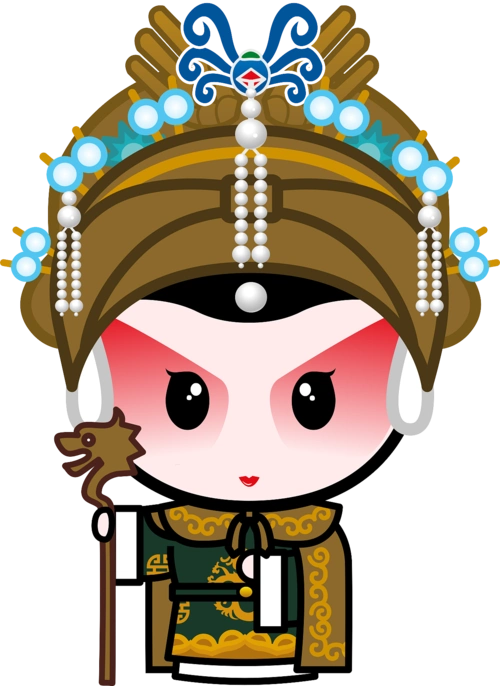 国粹京剧国粹宝贝q版京剧动漫卡通高清大图 - 原创作品 - 站酷(zcool)