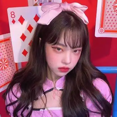 高清霸气长头发女生头像图片