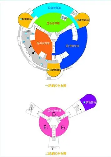 江苏省科技馆导览地图 @江苏省科技馆官网