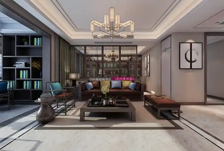 客厅装修效果图-新中式风格装修图片