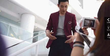 罗晋演员帅哥阳光gif动图_动态图_表情包下载_soogif