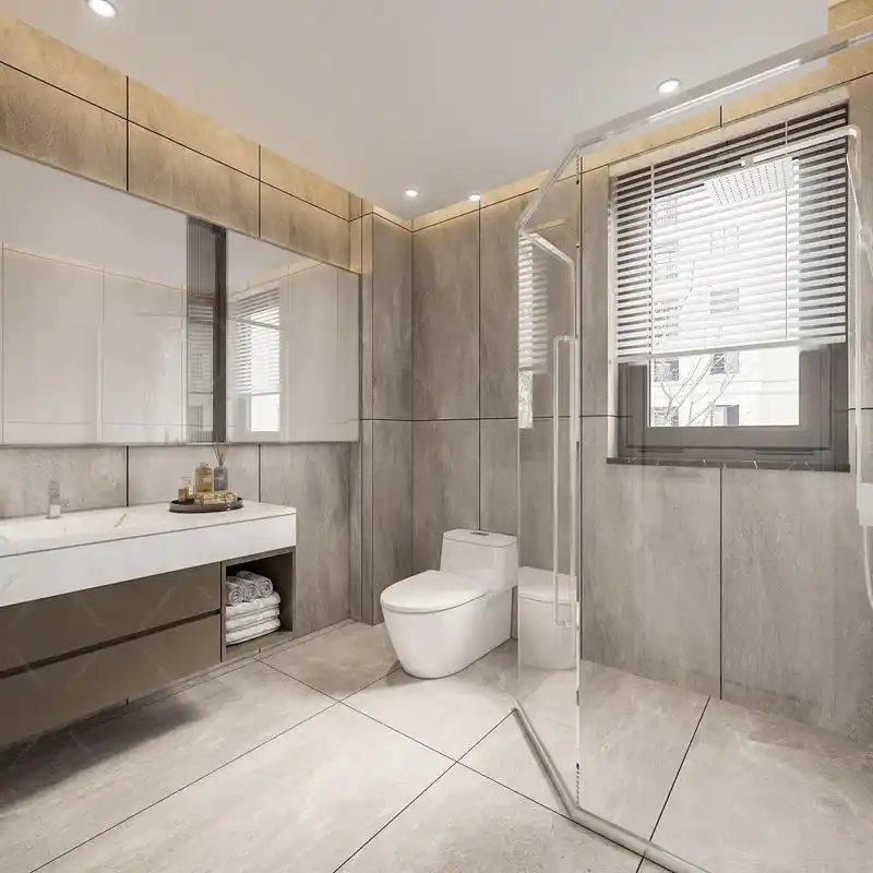 现代卫生间合集 - 效果图交流区-建e室内设计网