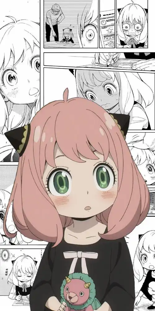 全面屏壁纸推荐.阿尼亚    #二次元新鲜事