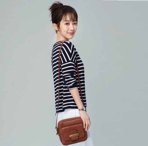 双十一预售,杨紫同款 fossil 化石 tatum 女士牛皮单肩包 shb1850 2色