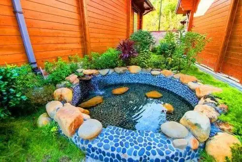 温泉木屋别墅 (2房1厅 庭院泡池, 300元升级)