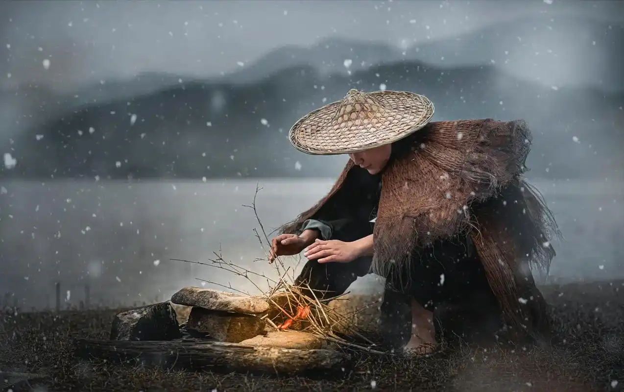 古风摄影 #武侠风 #寒江孤影 #江湖故人 看了右下角然后 - 抖音