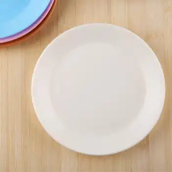 迈盛泽 小碟子 零食瓜子平底吐骨盘子 小吃碟 白色